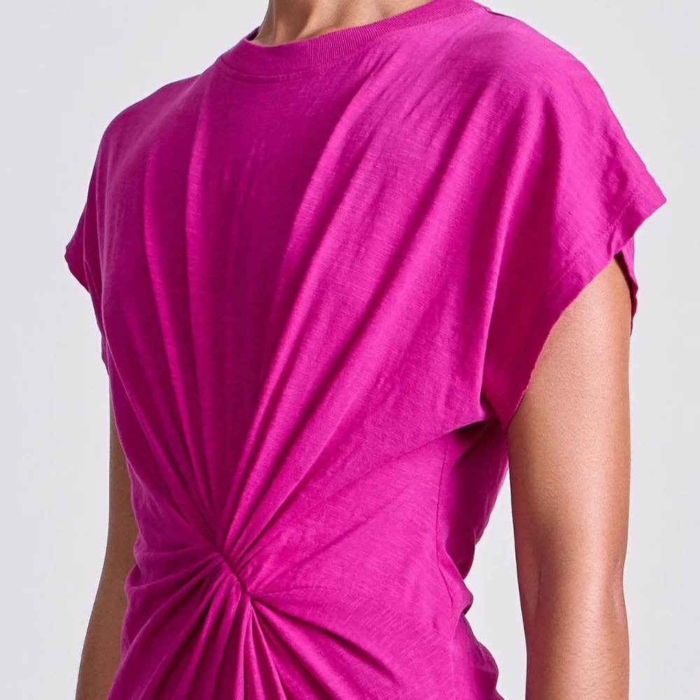 NWT $298 Apiece Apart Fuschia Volta Twist Maxi Dress - Picture 2 of 13